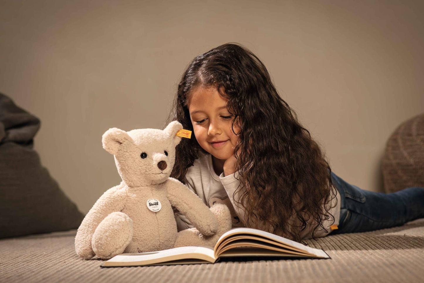 Steiff | Mother's Day Mama Teddy Bear Stuffed Plush, 14 Inches
