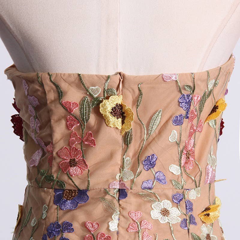 TAO | PS Floral Embroidered Slim Tube Dress