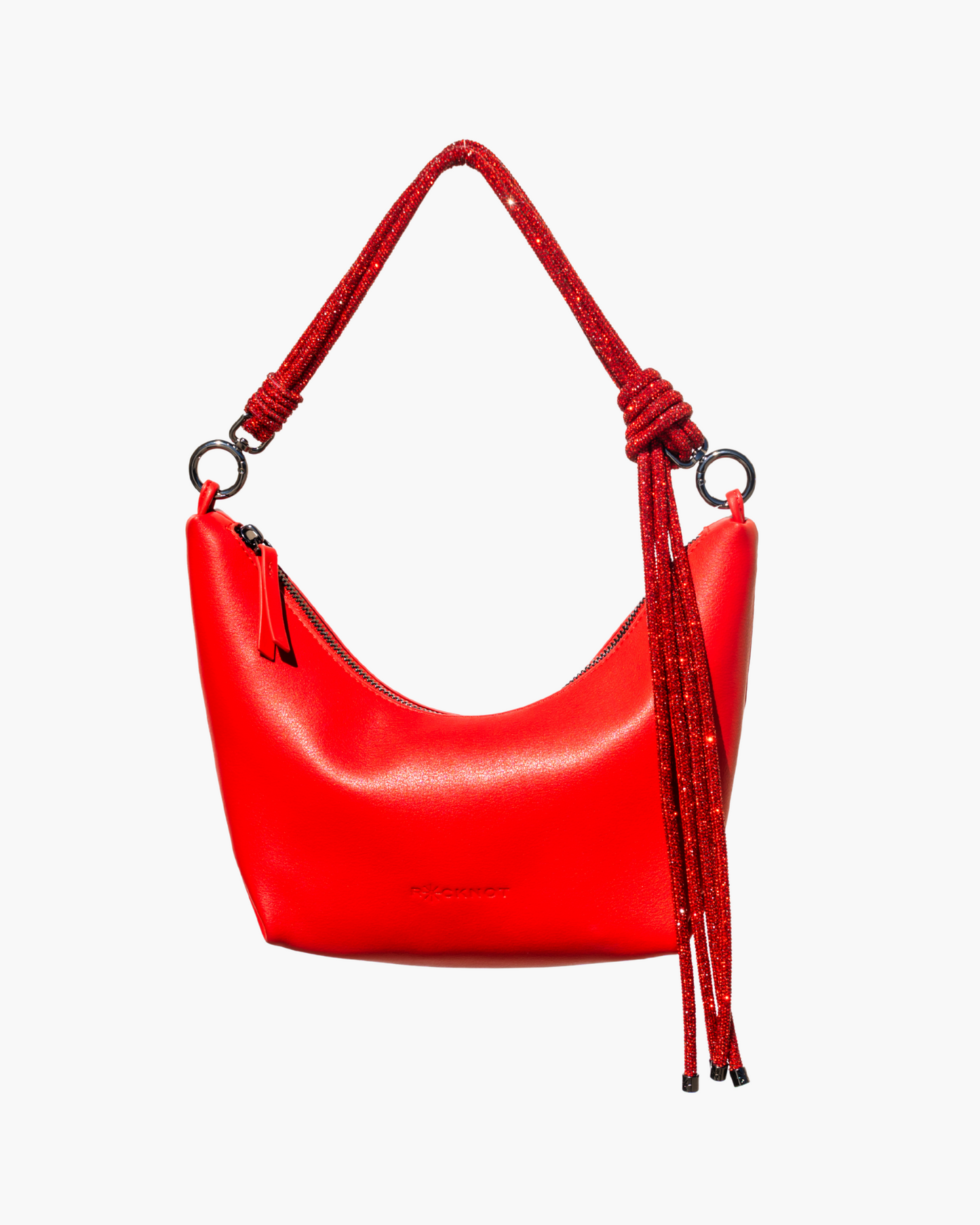Rocknot | Hezi Leather Shoulder Bag - Black