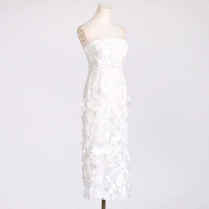 TAO | PS Floral Embroidered Slim Tube Dress