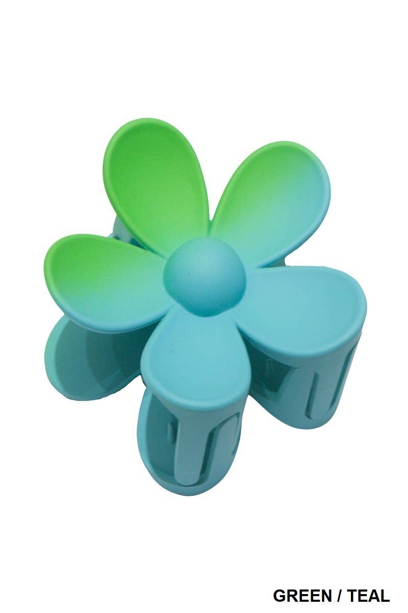 Hair Clip_ 42POPS Large Flower Hair Claw Hair Clip: OS / BEIGE-163545
