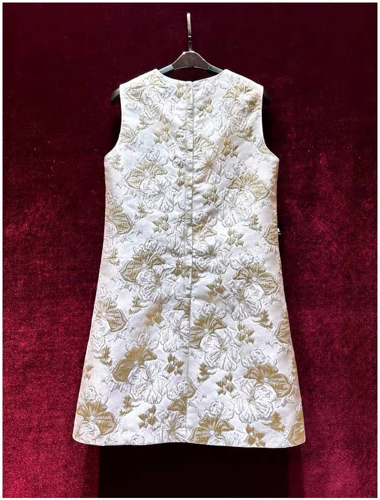 TAO | PS Golden Beadwork A-Line Dress