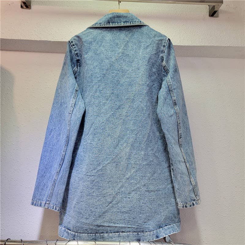 TAO | PS Hand-Painted Sequined Denim Blazer