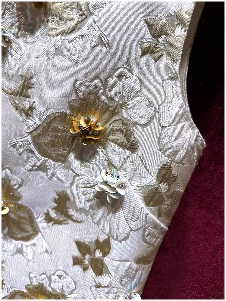 TAO | PS Golden Beadwork A-Line Dress