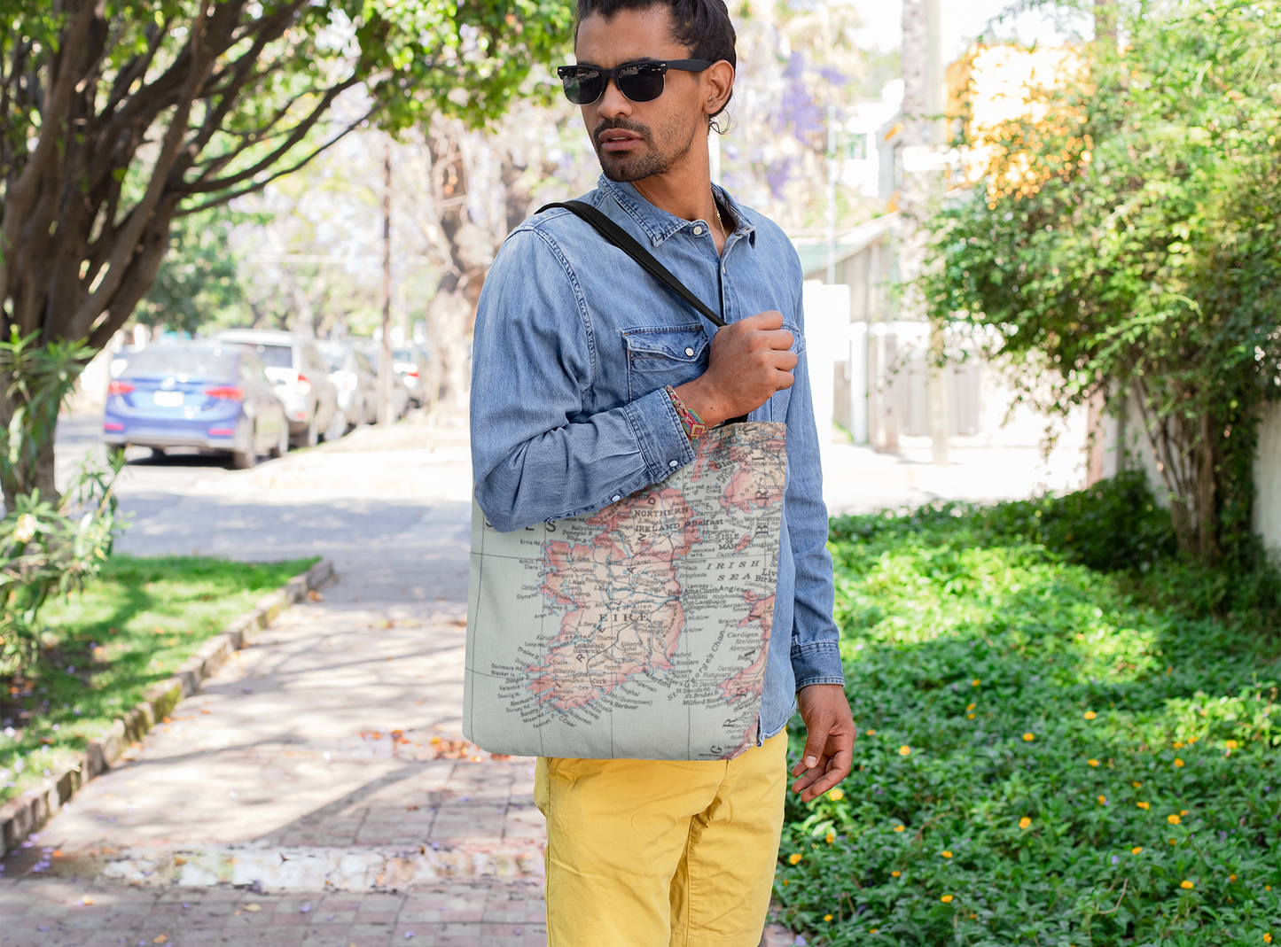 Sea Island | Georgia Map Tote Bag