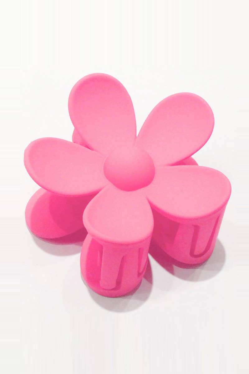 Hair Clip_ 42POPS Large Flower Hair Claw Hair Clip: OS / BEIGE-163545