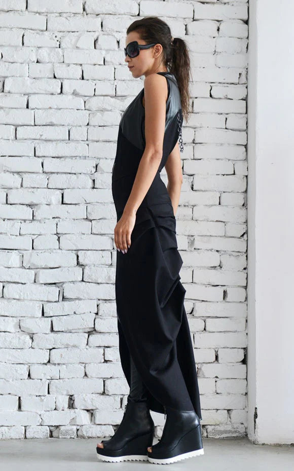Metamorphoza | Asymmetric Black Vest