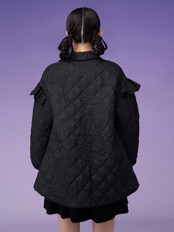 Mukzin | Black 3D Jacket with purse