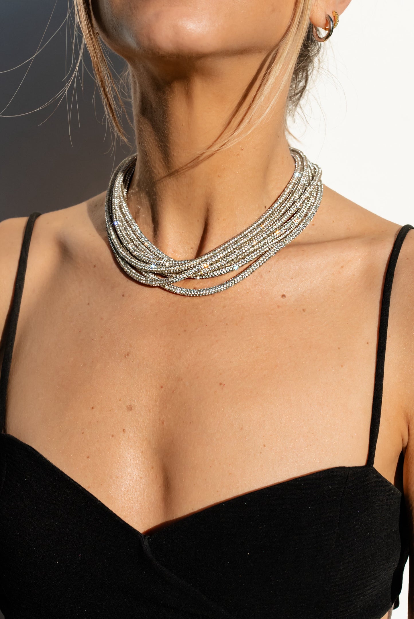 Rocknot | Multistrand Crystal Necklace