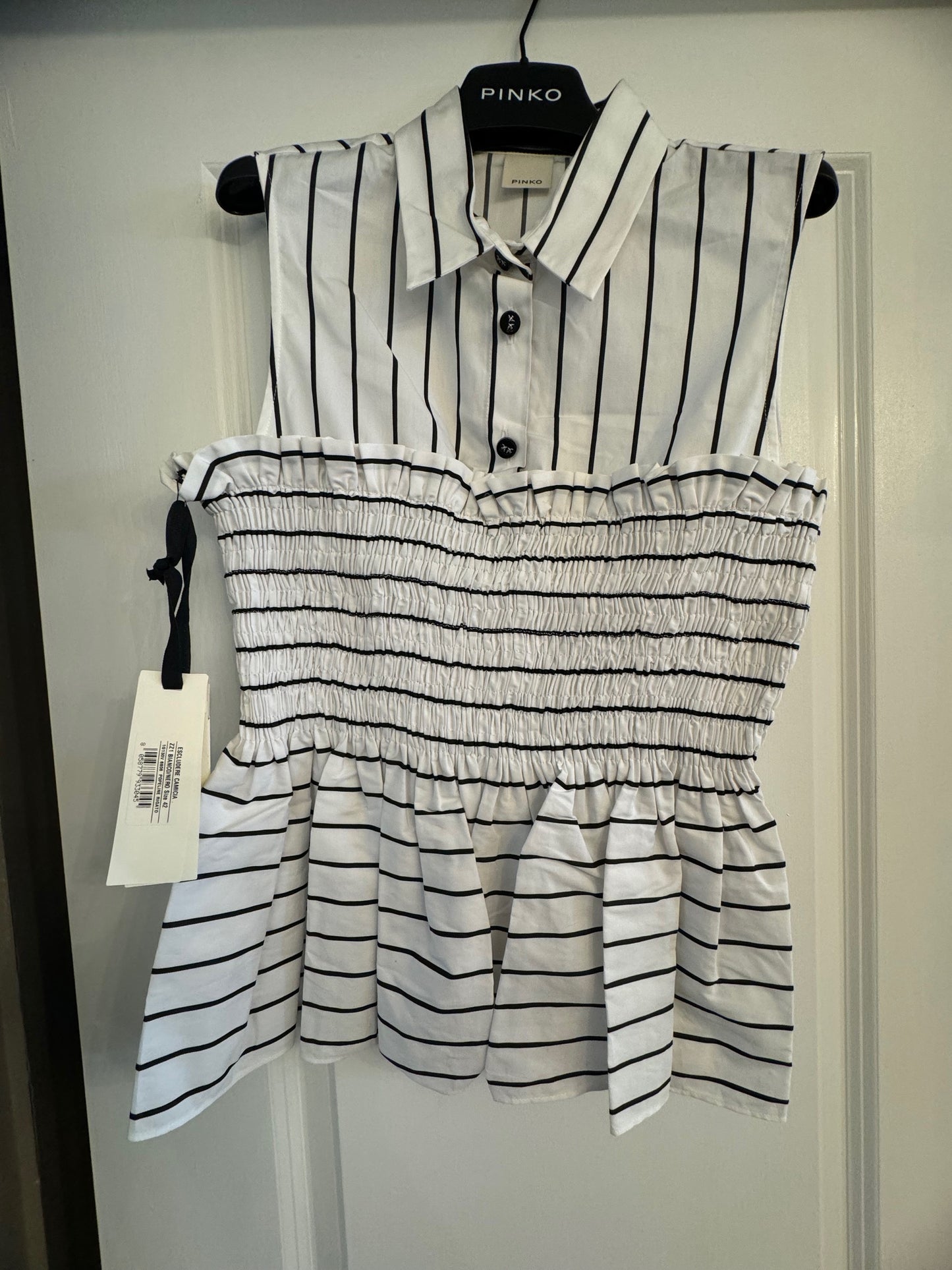 Pinko | Black & White Blouse
