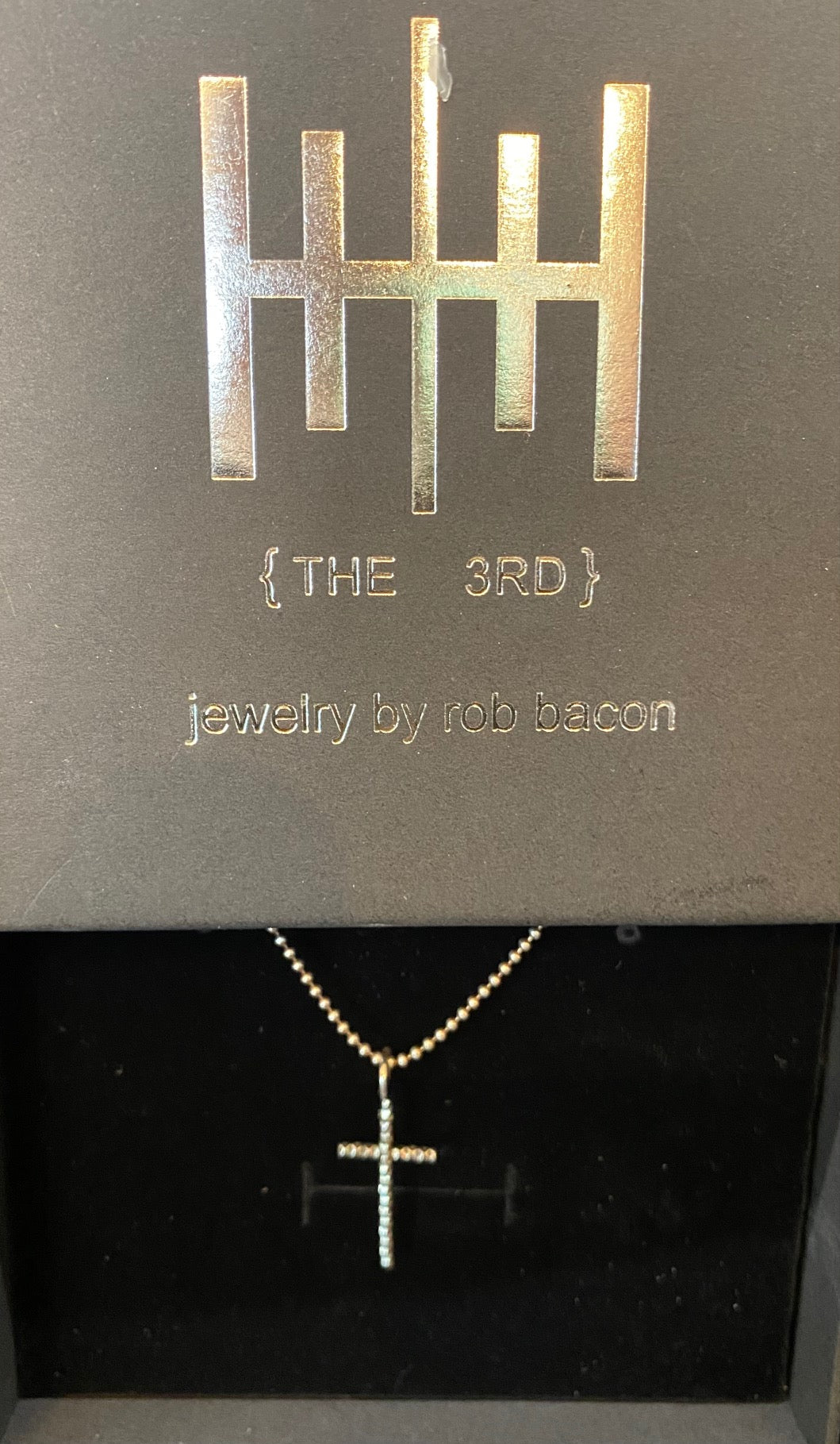 Rob Bacon | Silver Cross on Chain