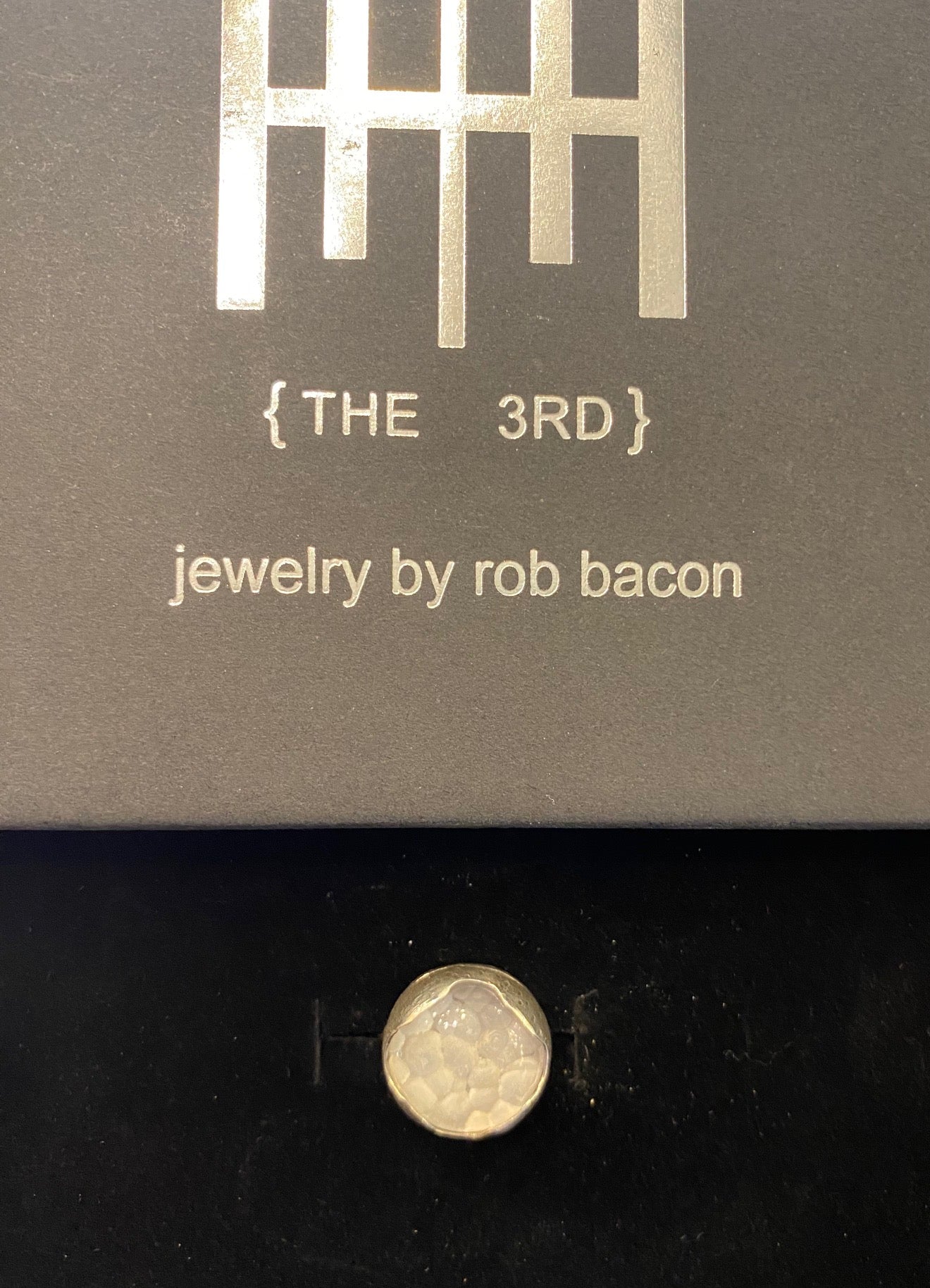 Rob Bacon | Carved Quartz Ring