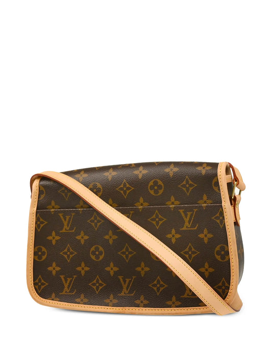 Louis Vuitton   |    Sologne Coated Canvas Crossbody Bag