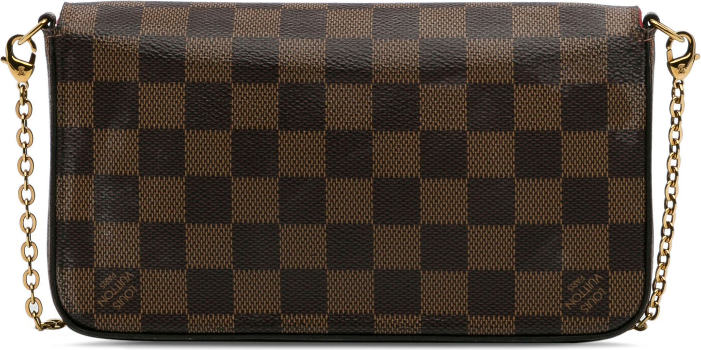 Louis Vuitton | Damier Ebene Pochette Felicie Brown