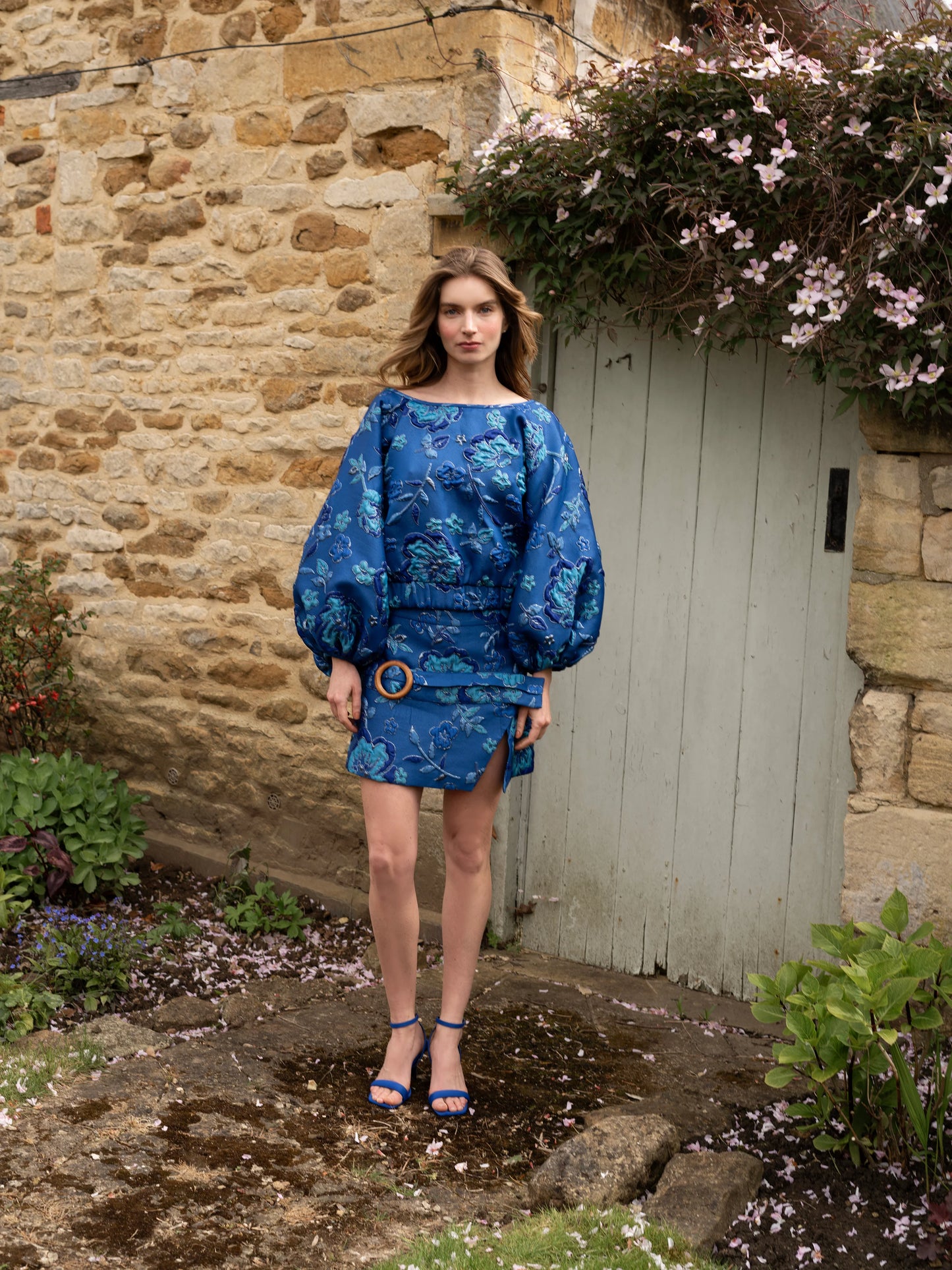 Arianne Elmy | Monochrome Blue Skirt