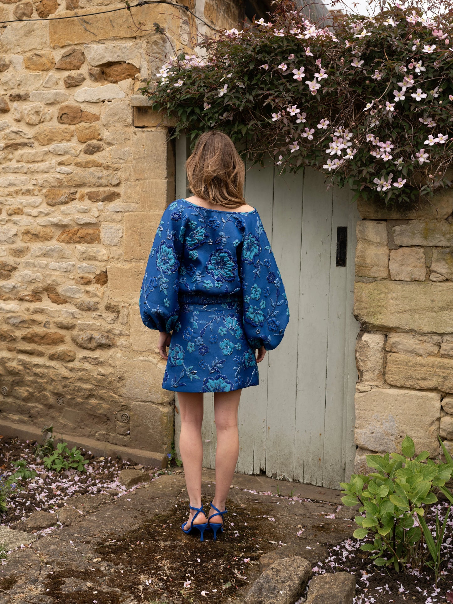 Arianne Elmy | Monochrome Blue Skirt