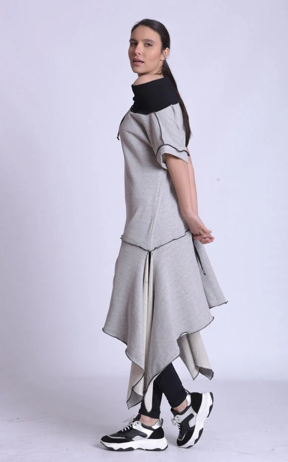 Metamorphoza | Off The Shoulder Collared Tunic