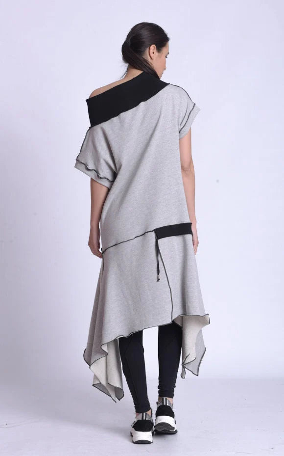 Metamorphoza | Off The Shoulder Collared Tunic