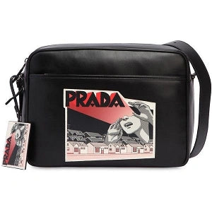 Prada comic print bag hotsell