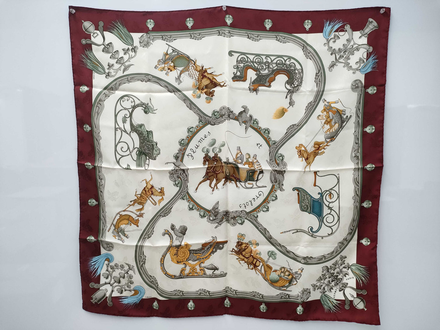 Hermes | Plumes Et Grelots Carre 90