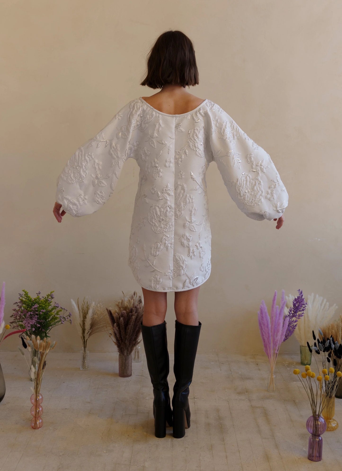 Arianne Elmy | Good Luck Dress (Slim Fit - White)