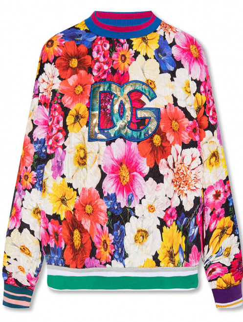 Dolce & Gabbana | Brocade Sweatshirt Floral