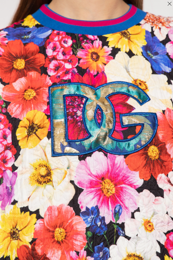 Dolce & Gabbana | Brocade Sweatshirt Floral