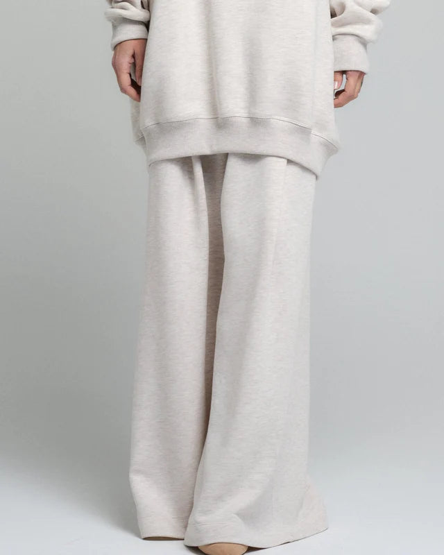 Locker Room | Soft Ecru Cotton-Blend Loungewear Set