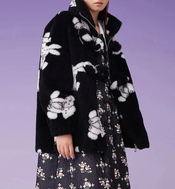 Mukzin | Teddy Plush Fur Jacket