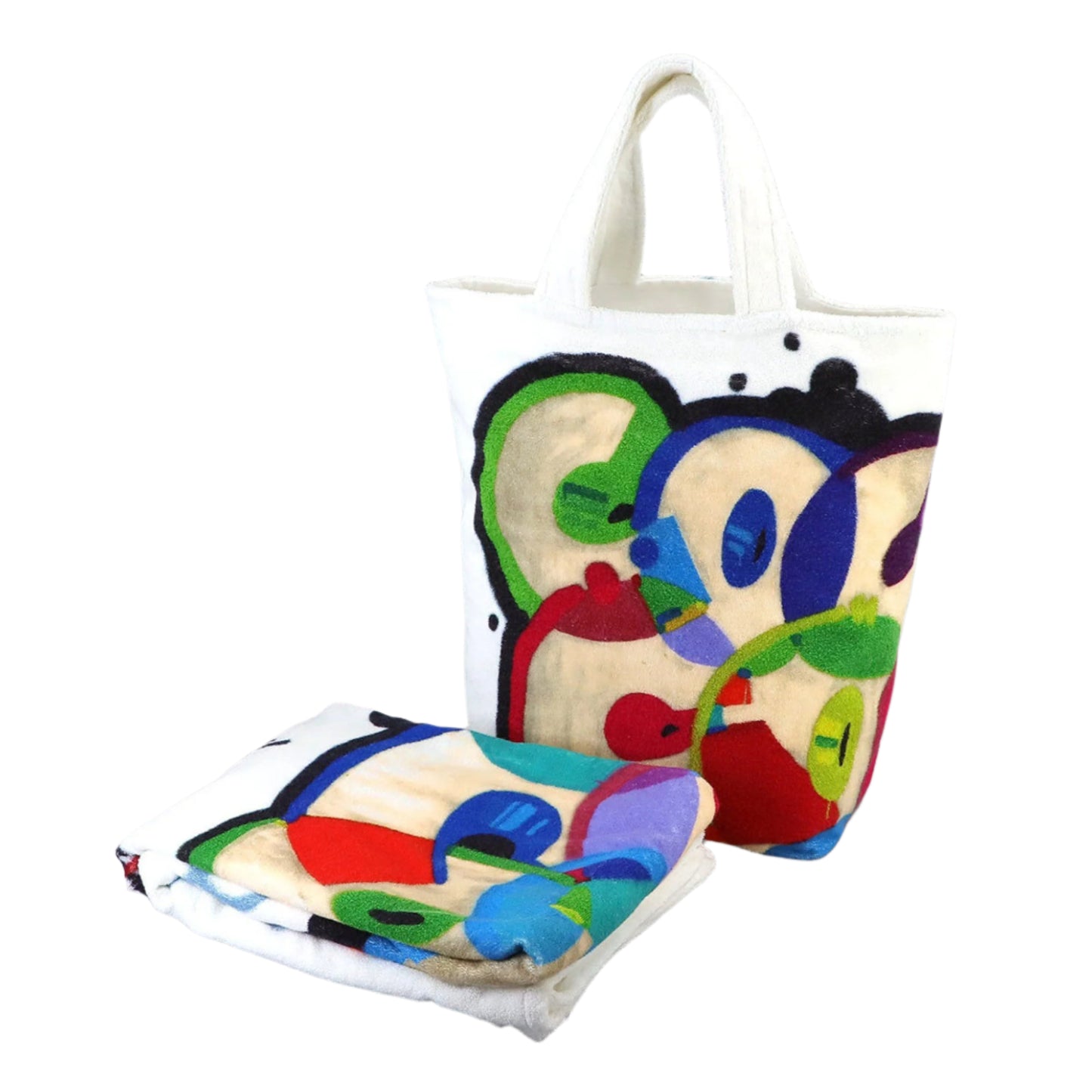 Chanel | White Beach Bag With Towel Tote Bag