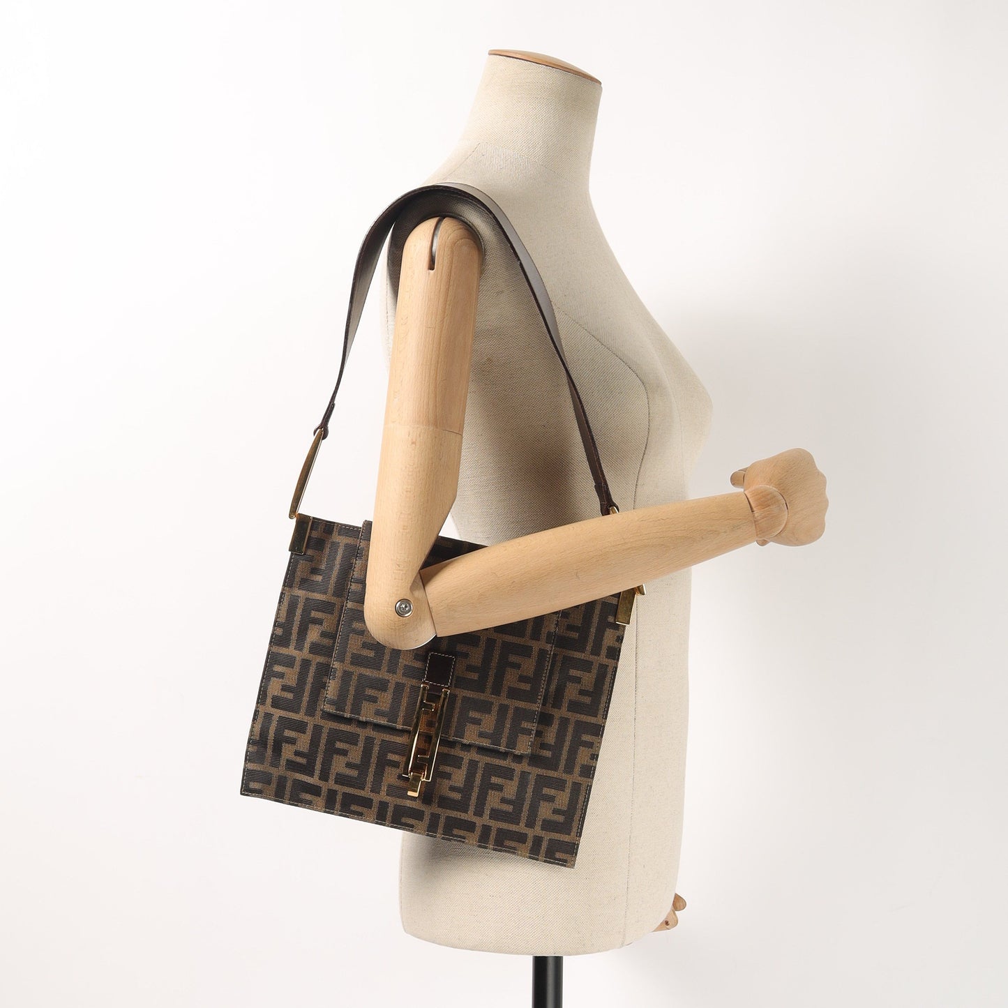 Fendi | Zucca Turn-lock Shoulder Bag