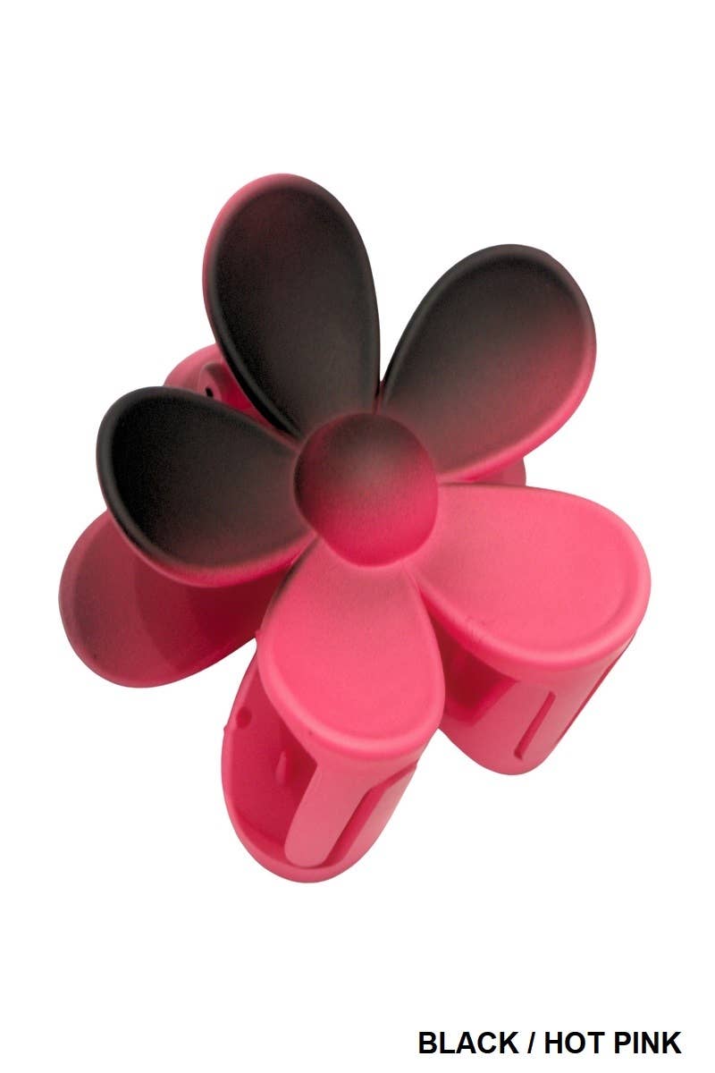 Hair Clip_ 42POPS Large Flower Hair Claw Hair Clip: OS / BEIGE-163545