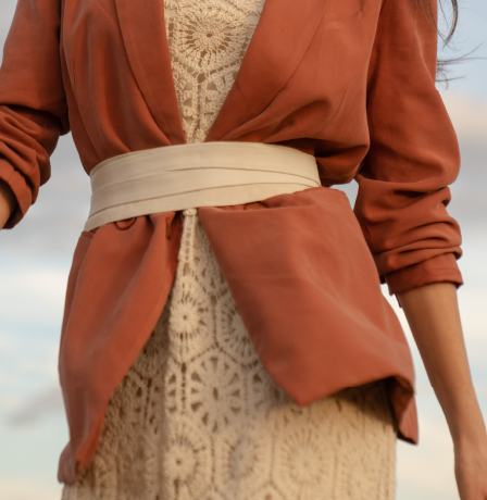 Wrap Belt | Bone /Winter White - OS