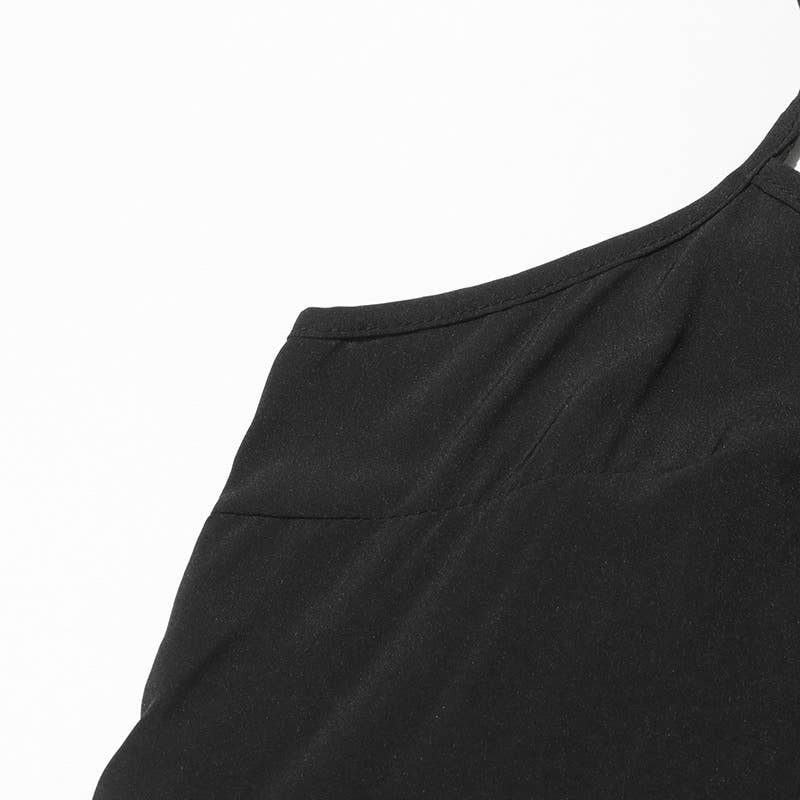 TAO | PS Black Floral Top & A-Line Skirt Ensemble