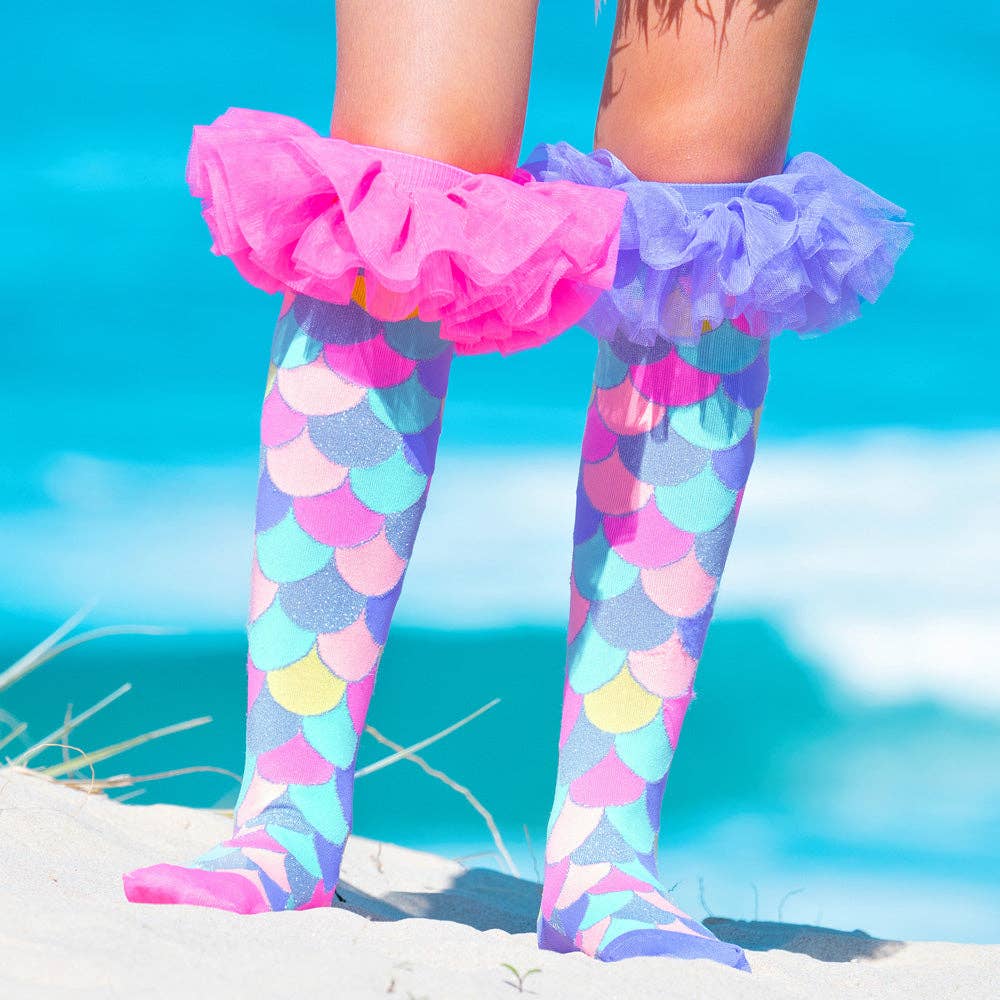 SOCKS | MERMAID FRILLS SOCKS: Kids & Adults Age 6 - 99