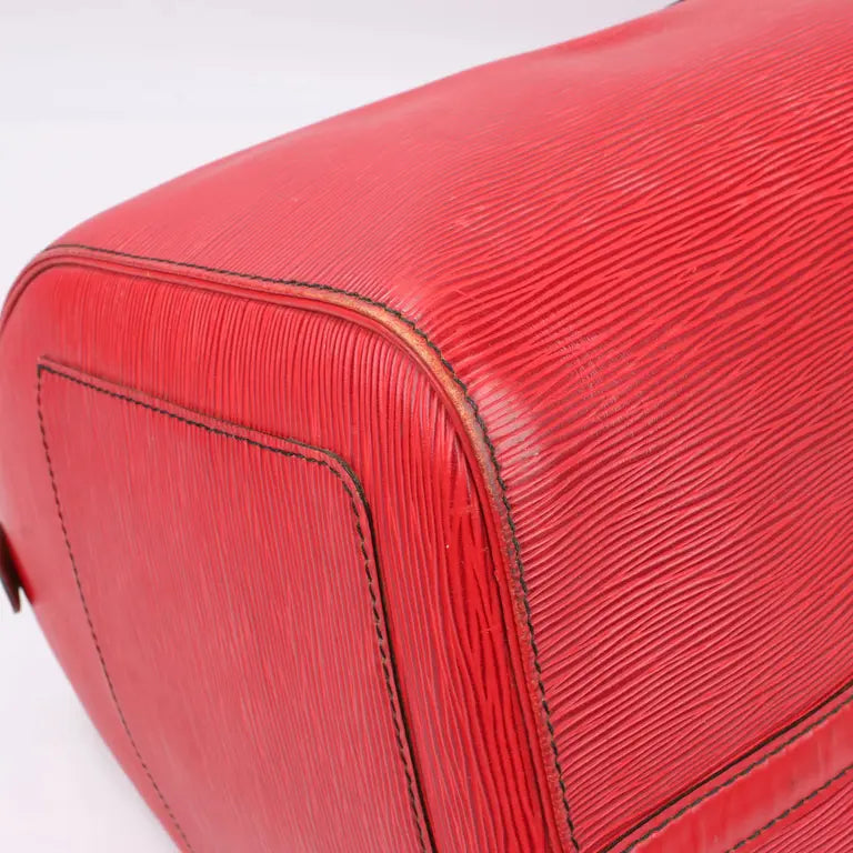 Louis Vuitton | Epi Keepall 55 Castillan Red Travel Bag