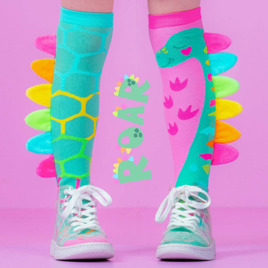 SOCKS   |    ROAR DINOSAUR SOCKS: Kids Ages  6 - 99