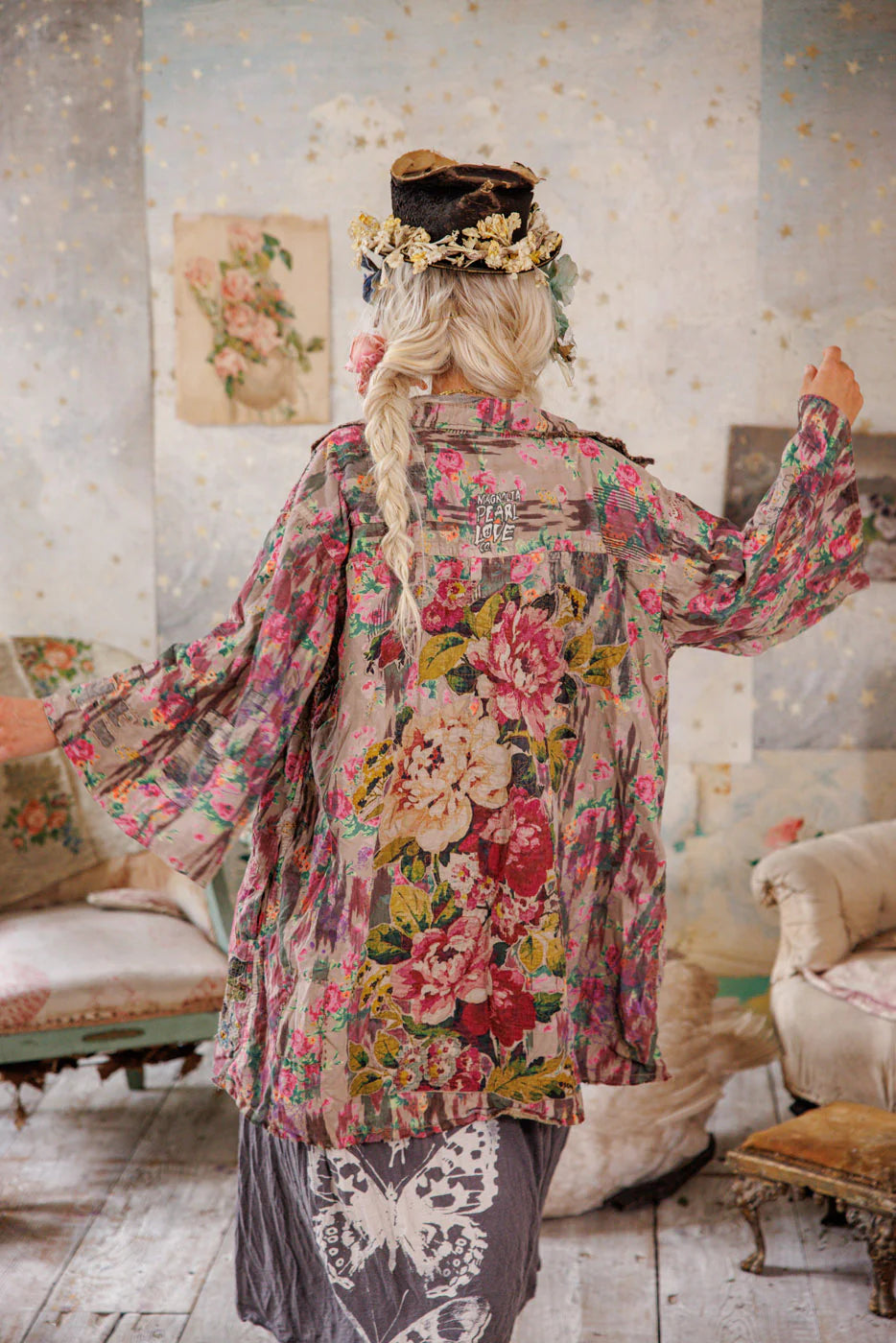 Magnolia Pearl  |   Appliqué Cyrene Coat
