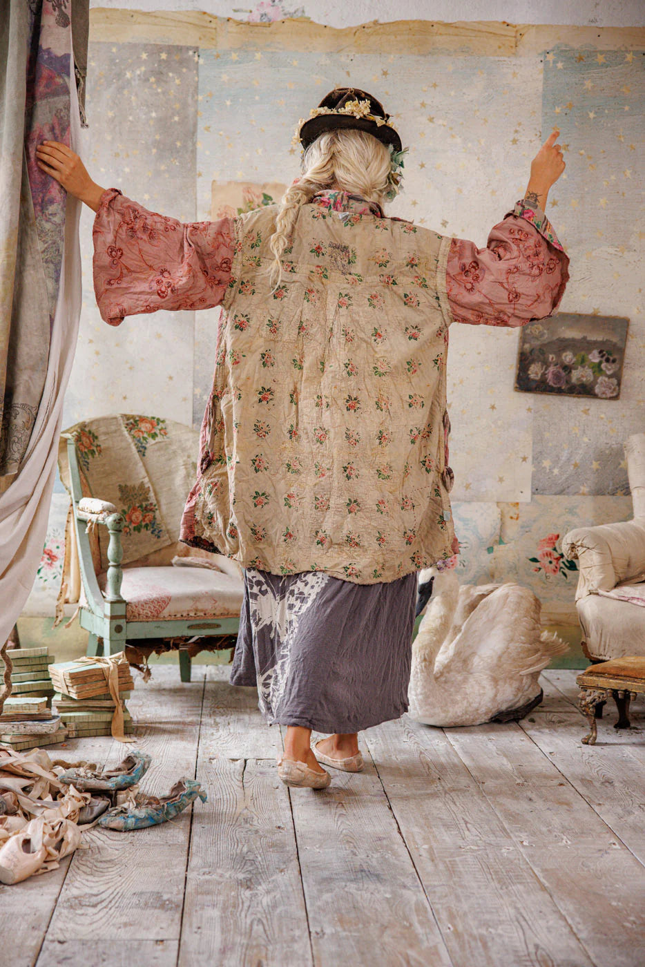 Magnolia Pearl  |   Appliqué Cyrene Coat