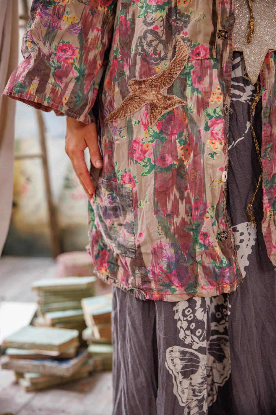 Magnolia Pearl  |   Appliqué Cyrene Coat