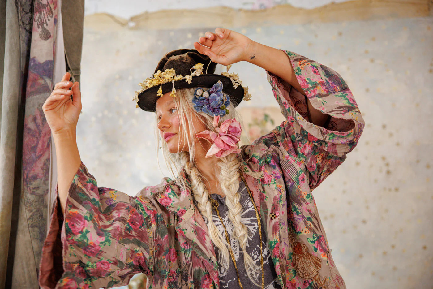 Magnolia Pearl  |   Appliqué Cyrene Coat
