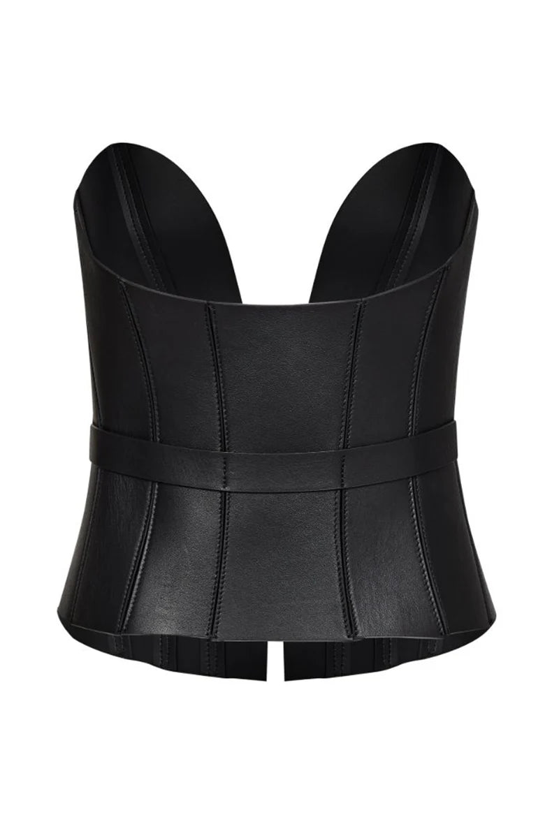 Pritch London   |    Corset Belt Bia- Pitch Black