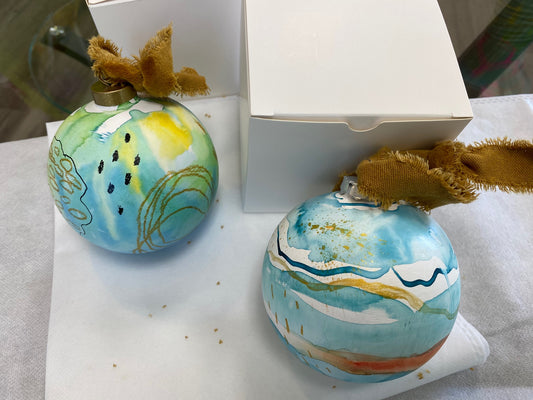 Michelle Wolf   |    Big Ball Xmas Tree Ornament