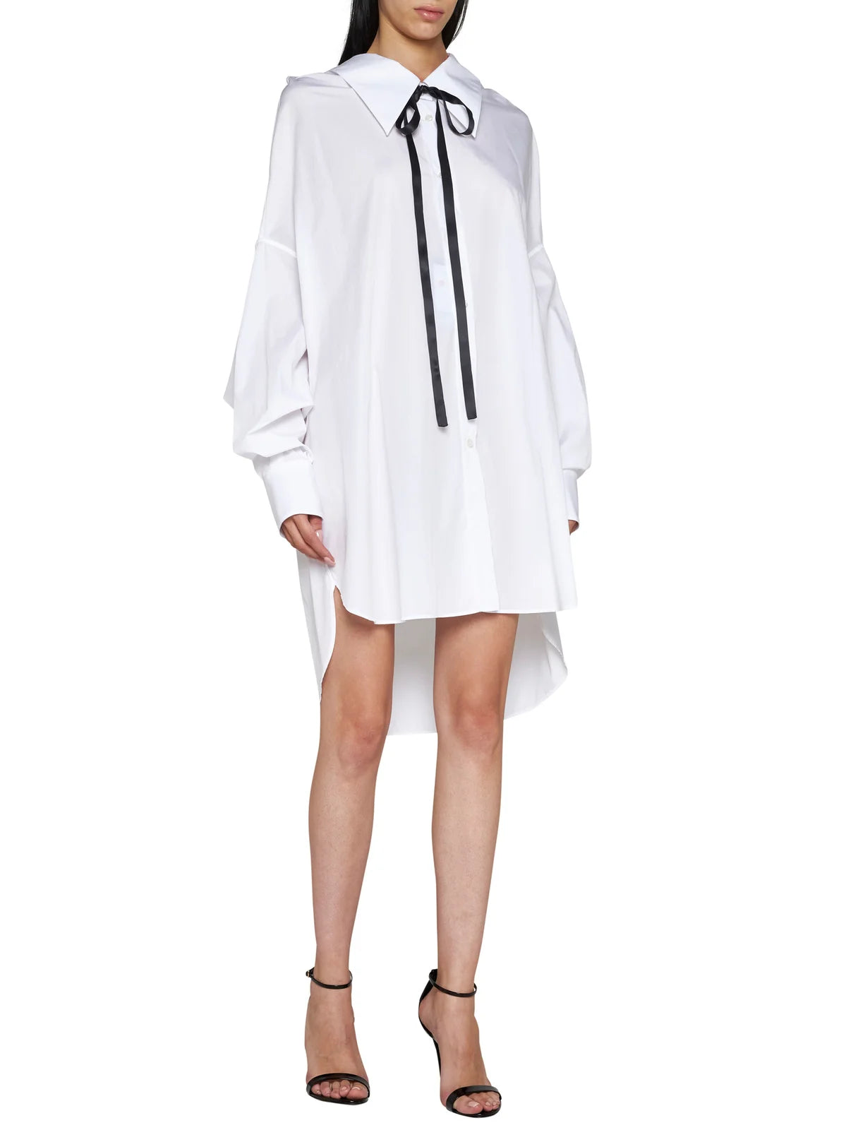 Dolce &amp; Gabbana   |     Cotton Poplin Ribbon Shirt
