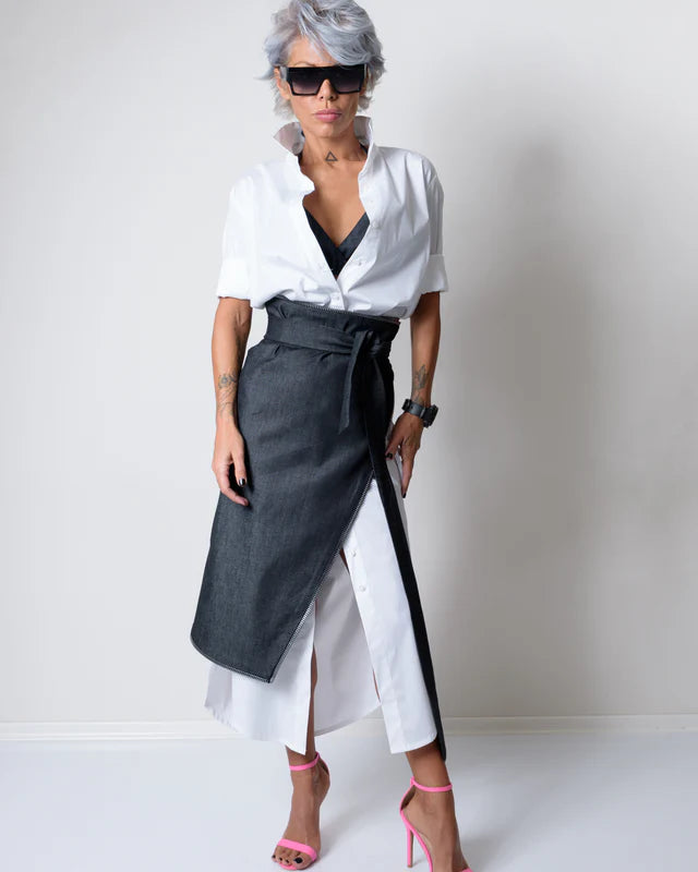 Locker Room   |    Denim Extravagant Three Piece Set