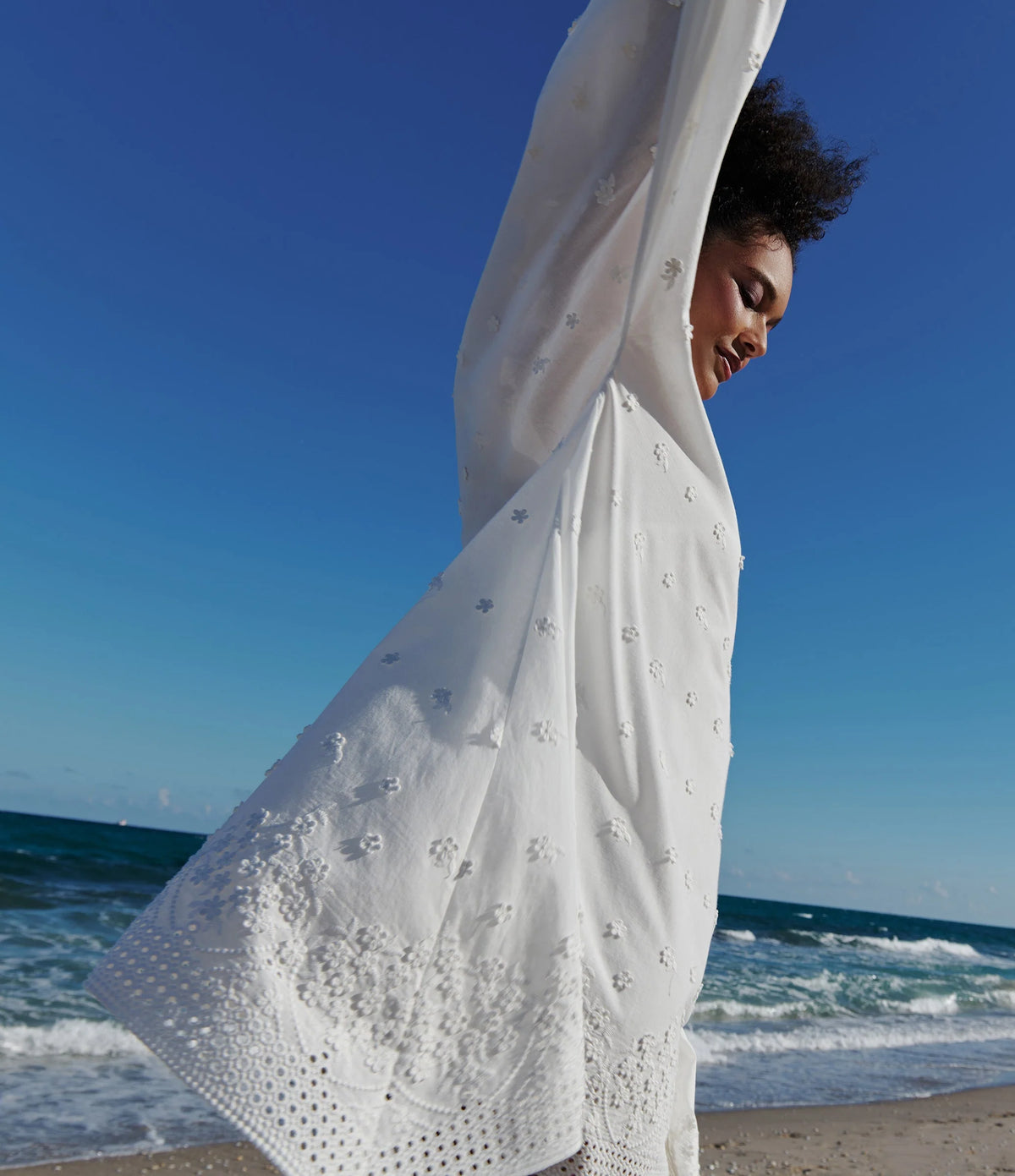 Arianne Elmy   |  English Garden Embroidered Cotton Good Luck Dress