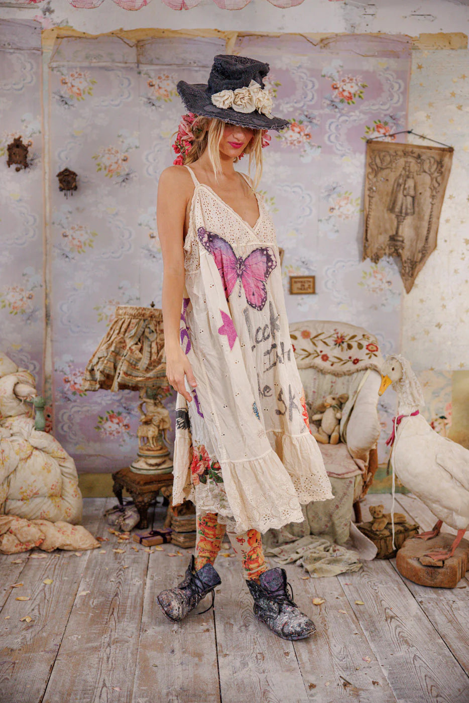 Magnolia Pearl  |   Eyelet Avril Tank Dress