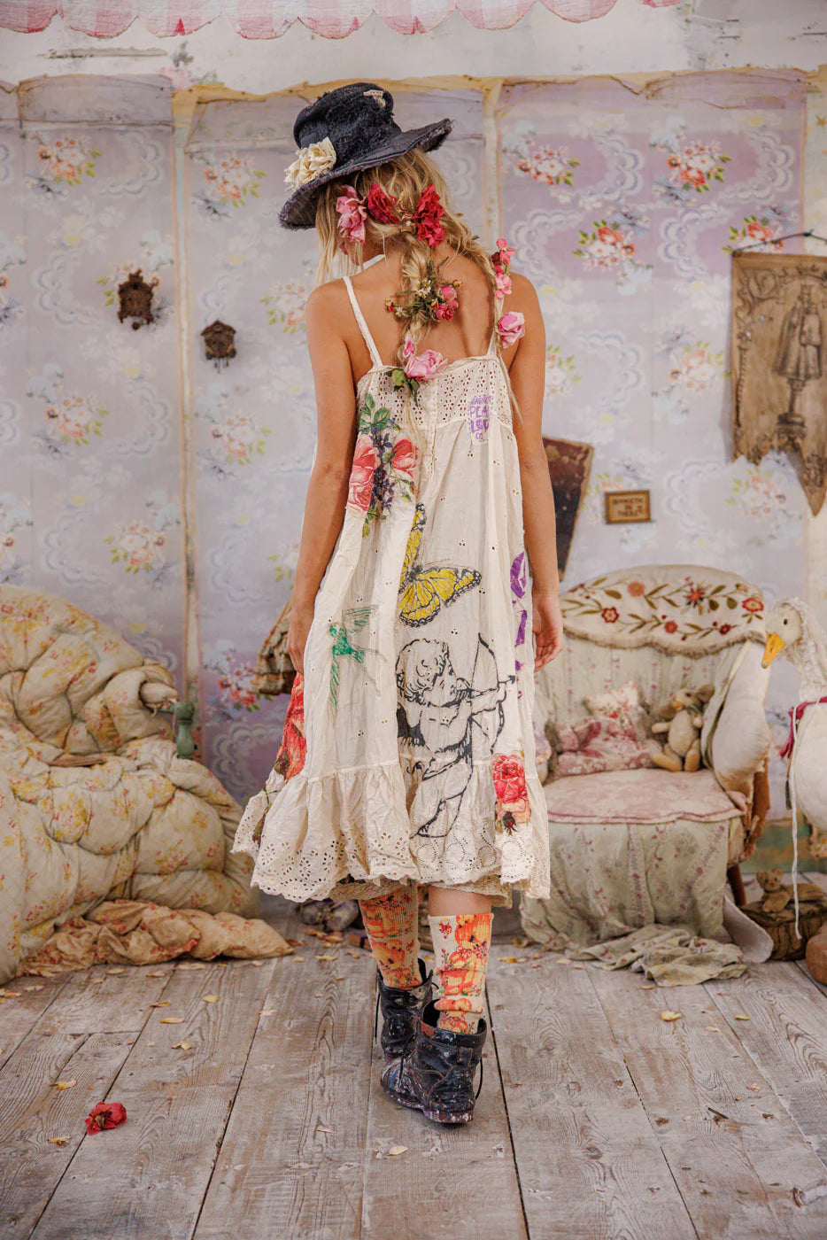 Magnolia Pearl  |   Eyelet Avril Tank Dress