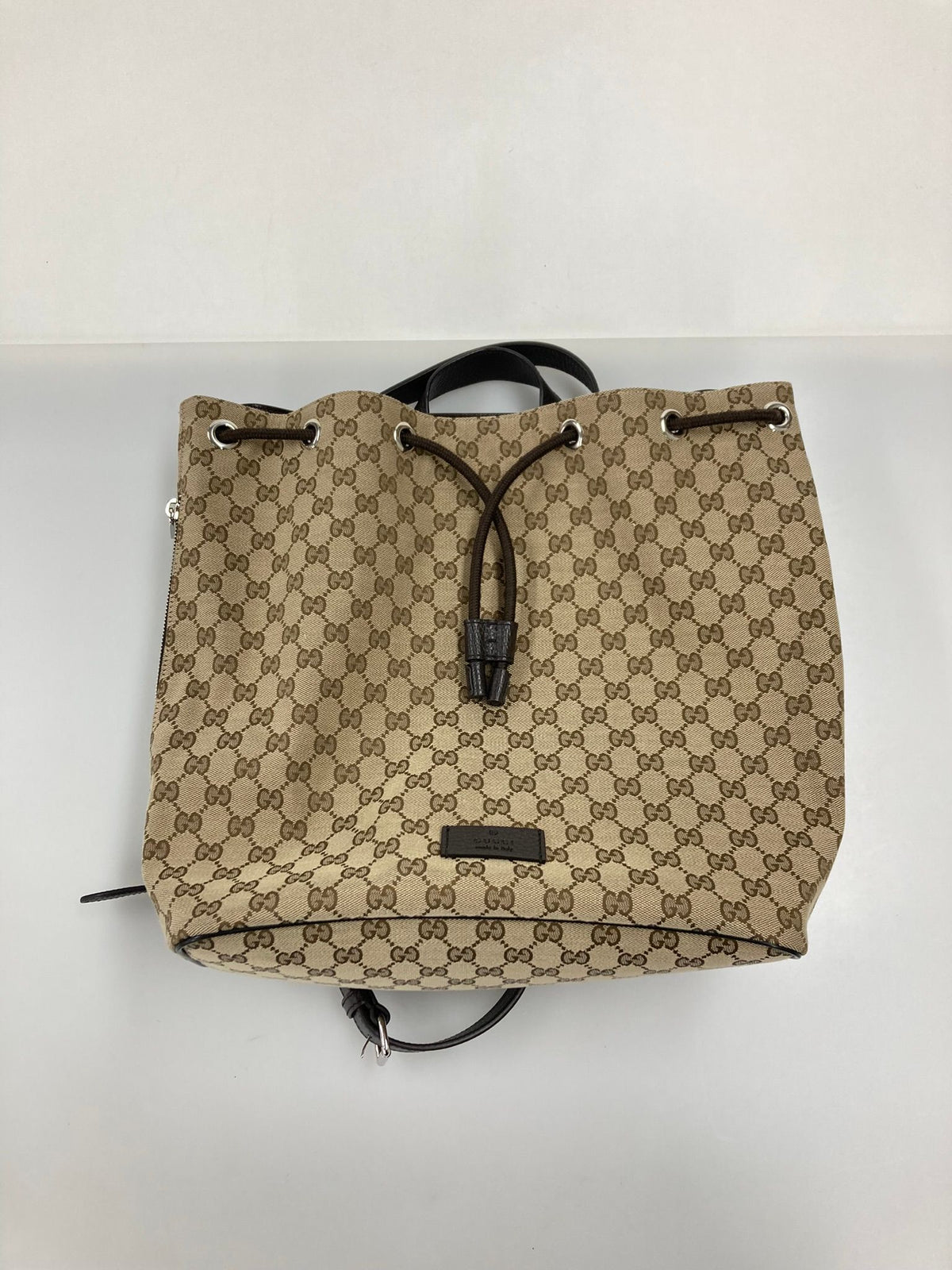 Gucci   |    Drawstring Backpack