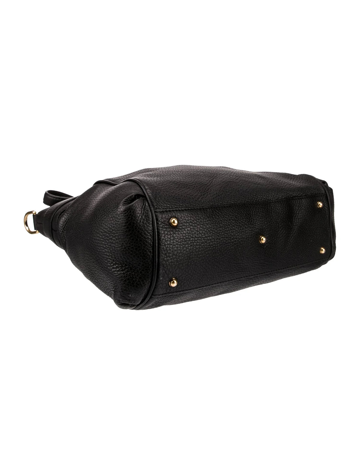 Gucci   |    Black Pebbled Calfskin Leather Ride